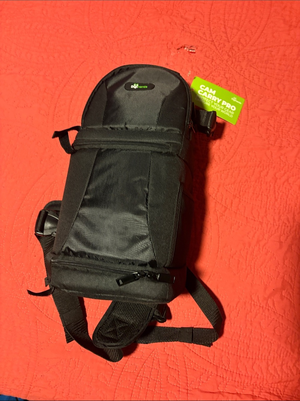 Cam Carry Pro Black Sling Bag for Men